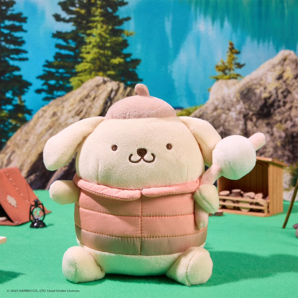 Sanrio Pompompurin Camp 6-Inch Plush