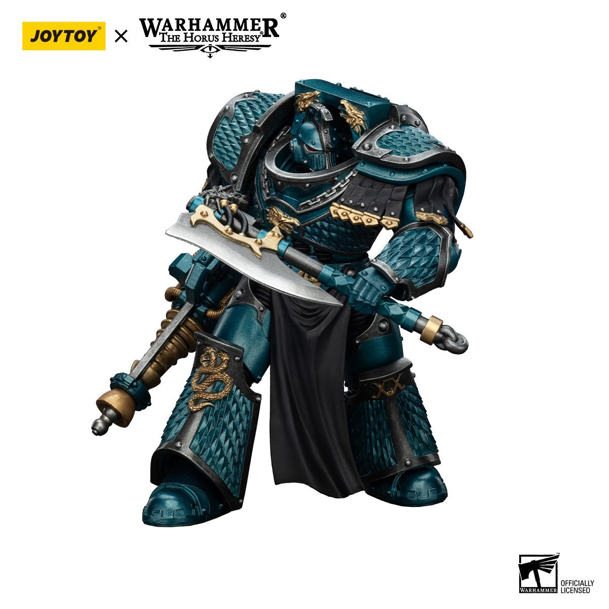 Joy Toy Warhammer The Horus Heresy Alpha Legion Lernaean Terminator with Conversion Beam Cannon 1:18 Scale Action Figure