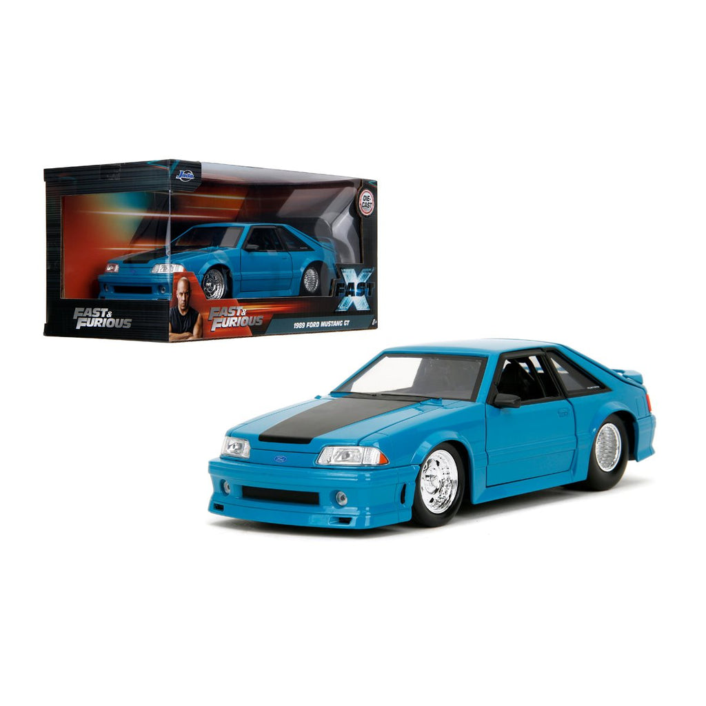Fast and Furious Fast X Jakob's 1989 Ford Mustang 1:24 Scale Die-Cast Metal Vehicle
