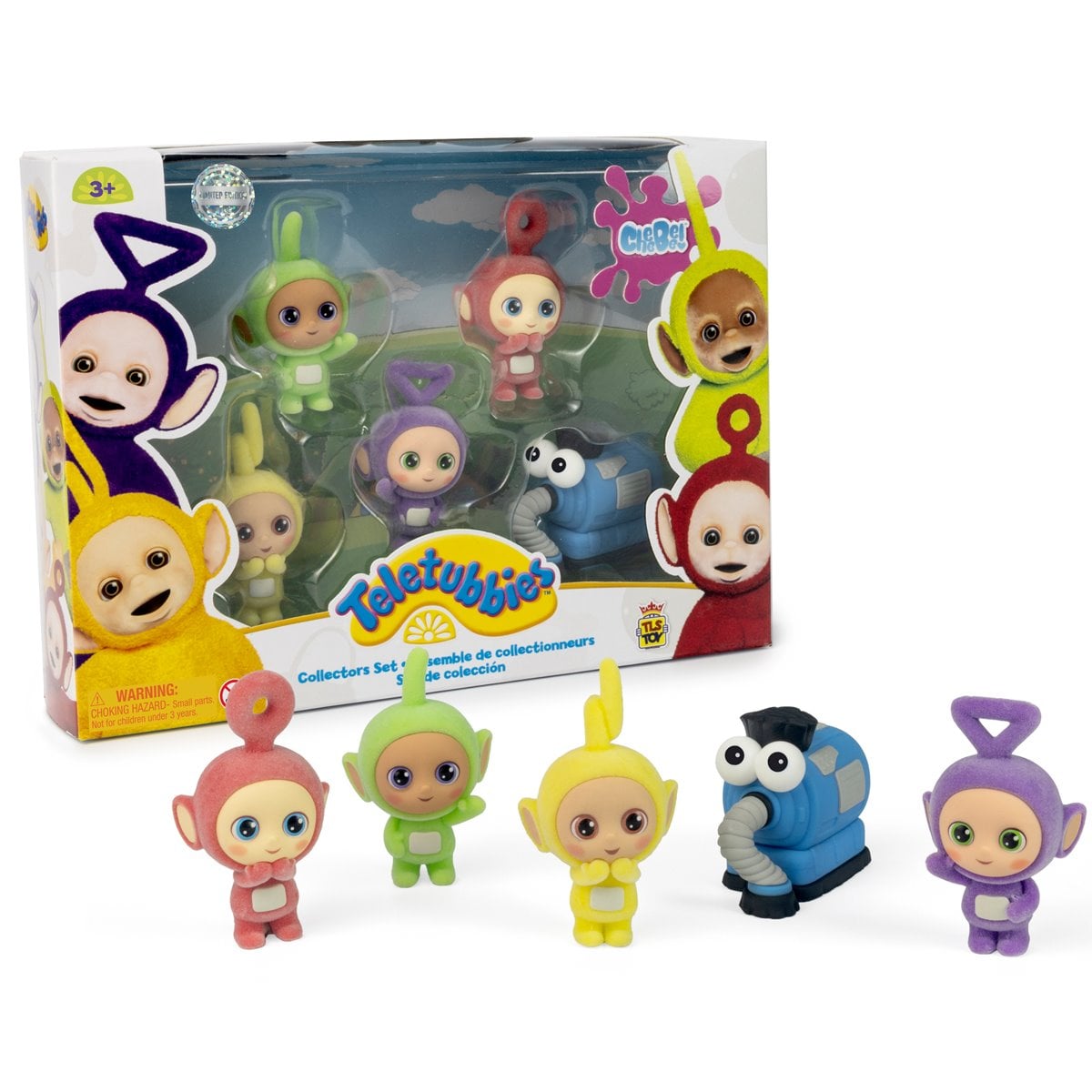 Teletubbies 2 1/2-Inch CheeBee Flocked Mini-Figure 5-Pack - SDCC 2025 Exclusive