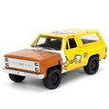 Hollywood Rides 1980 Chevy Blazer K5 1:32 Die-Cast Metal Vehicle with SpongeBob SquarePants Nano Figure