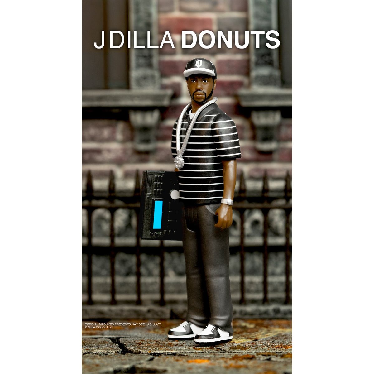J Dilla (Donuts Smile Album Cover) 3 3/4-Inch ReAction Figure