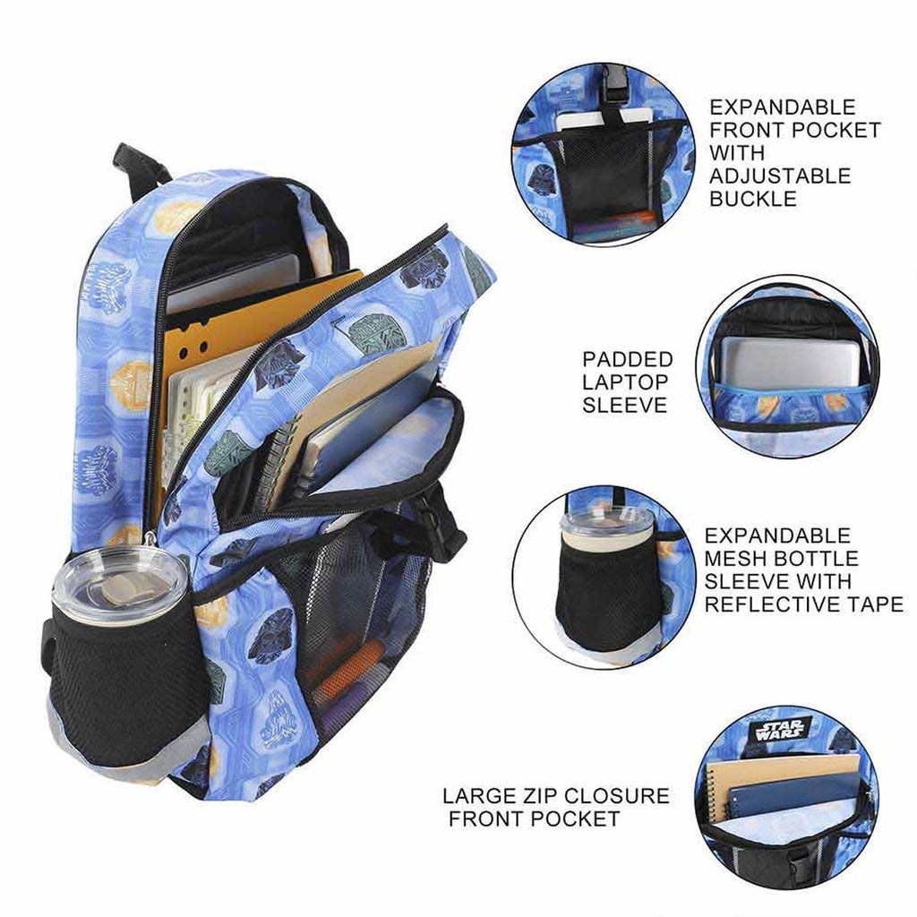 Star Wars All Over Print Youth Backpack Set