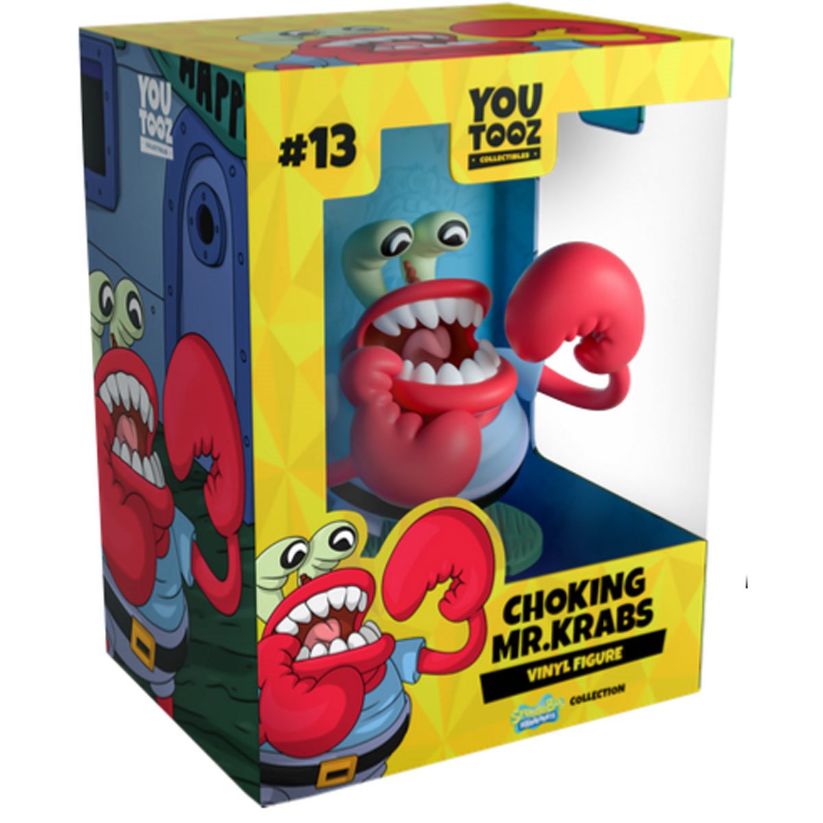 Spongebob SquarePants Collection Choking Mr. Krabs Vinyl Figure #13