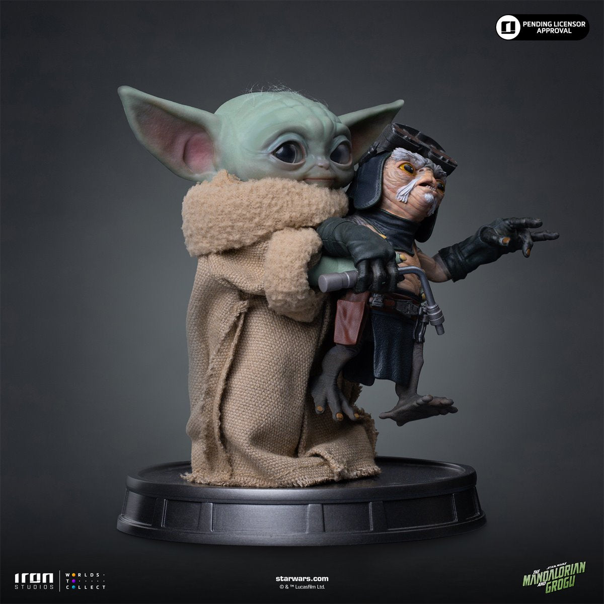 The Mandalorian and Grogu Movie Grogu No Squeezy Limited Edition 1:4 Scale Statue