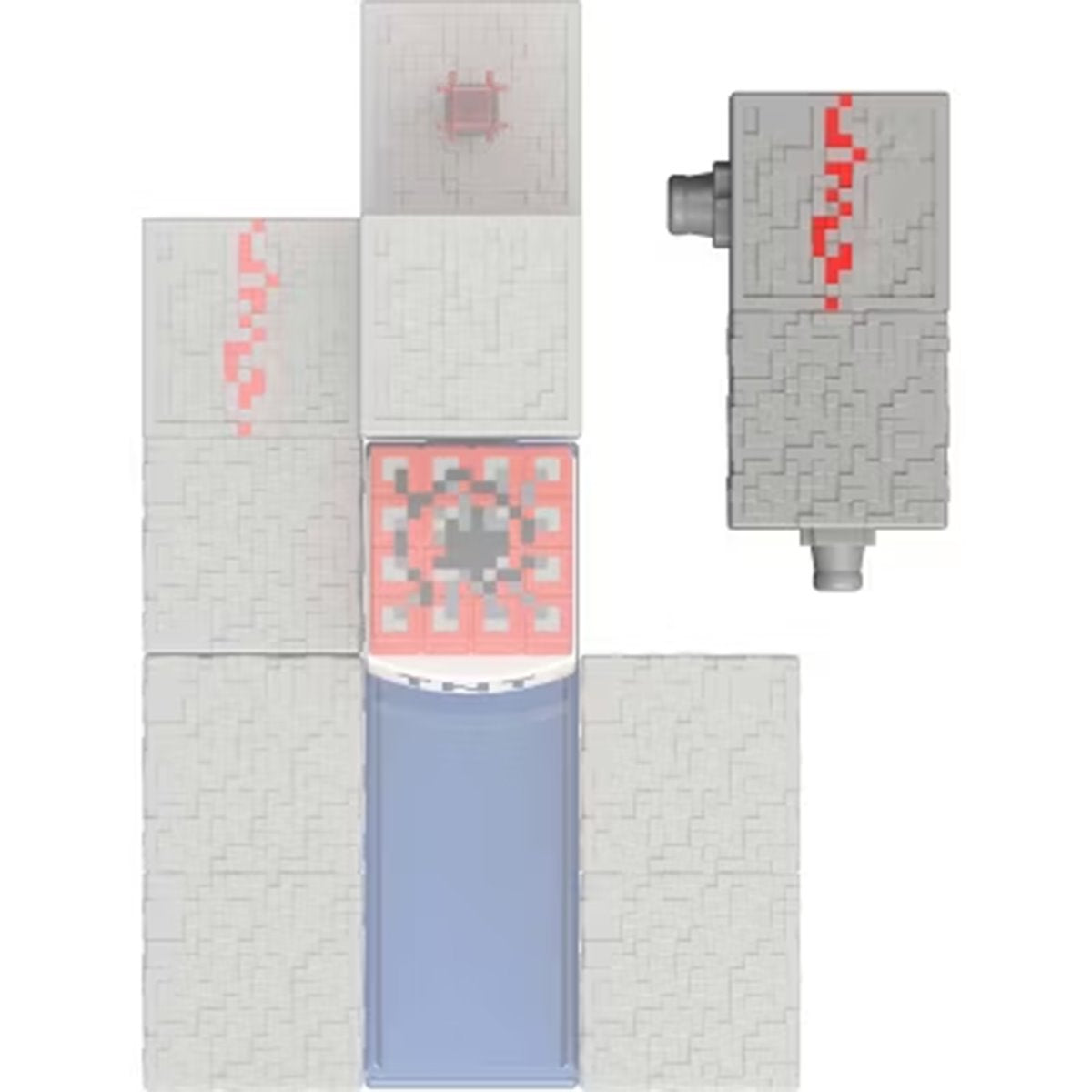 Minecraft Redstone Charged Steve  3 1/4-Inch Scale Action Figure