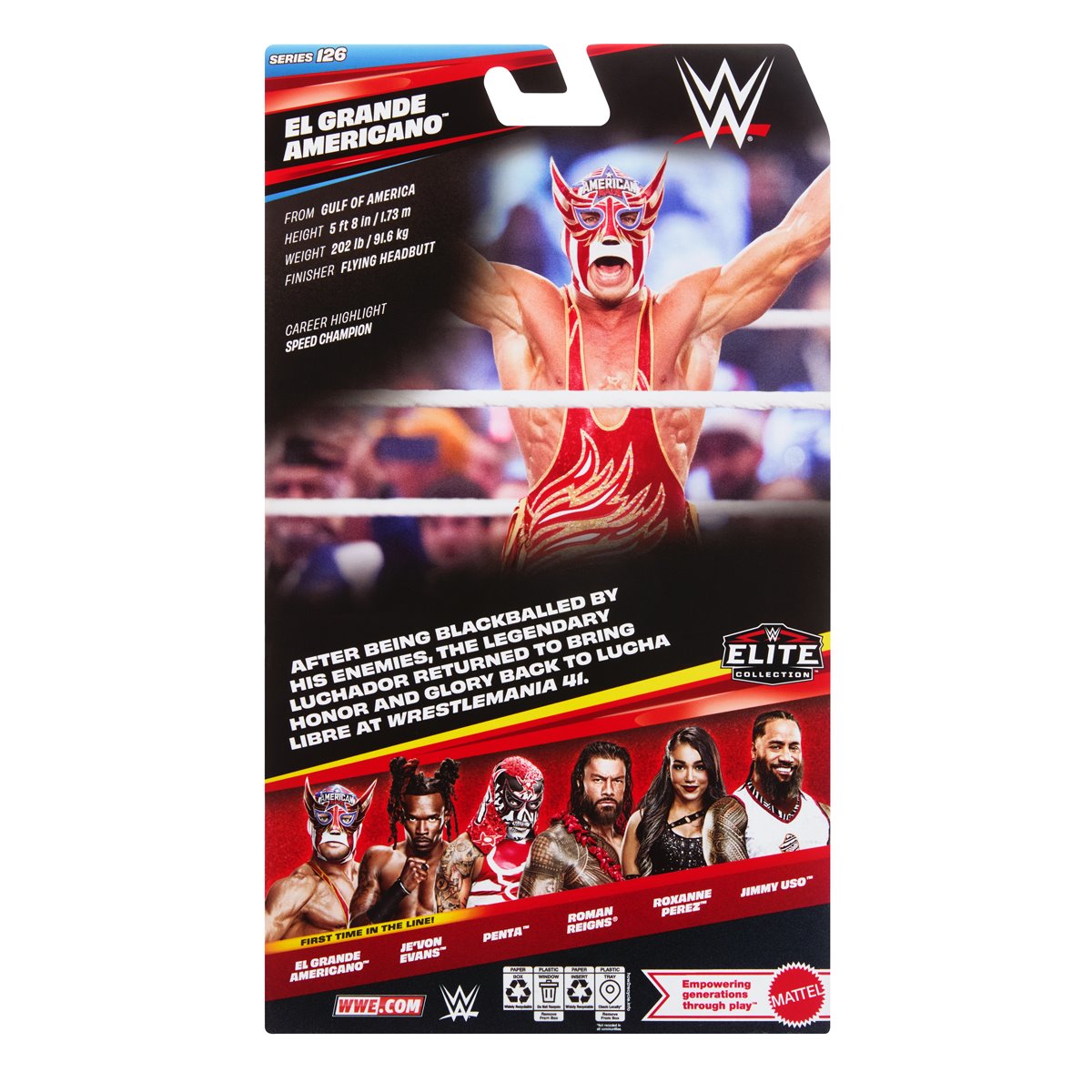 WWE Elite Collection Series Wave 126 Action Figure Case of 8
