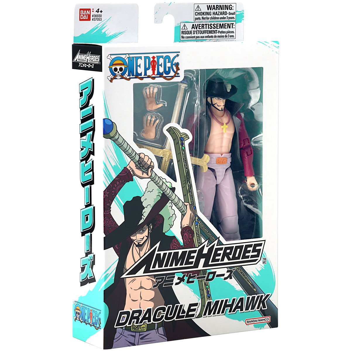 One Piece Anime Heroes Dracule Mihawk Action Figure