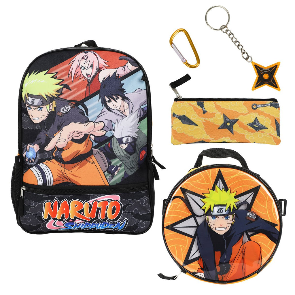 Naruto Shippuden Backpack 5-Piece Set