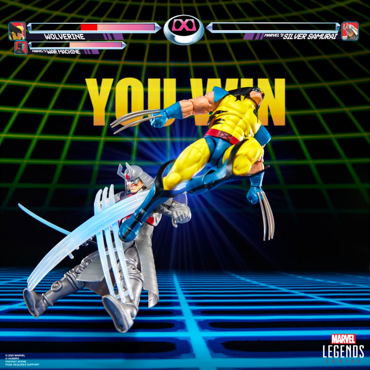 Marvel Legends Series Gamerverse Wolverine vs. Silver Samurai 6-Inch Action Figures