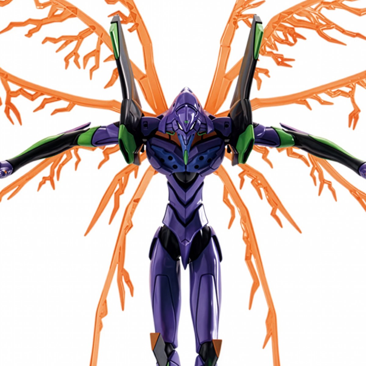 Neon Genesis Evangelion Test Type-01 30th Anniversary Mega Impact Glow-in-the-Dark Ichibansho Statue