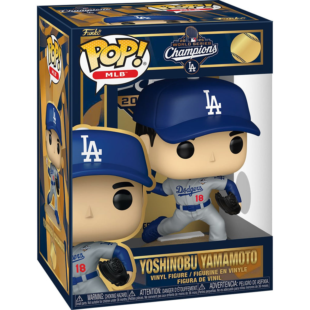 MLB Dodgers Yoshinobu Yamamoto 2025 World Series MVP Funko Pop! Vinyl Figure