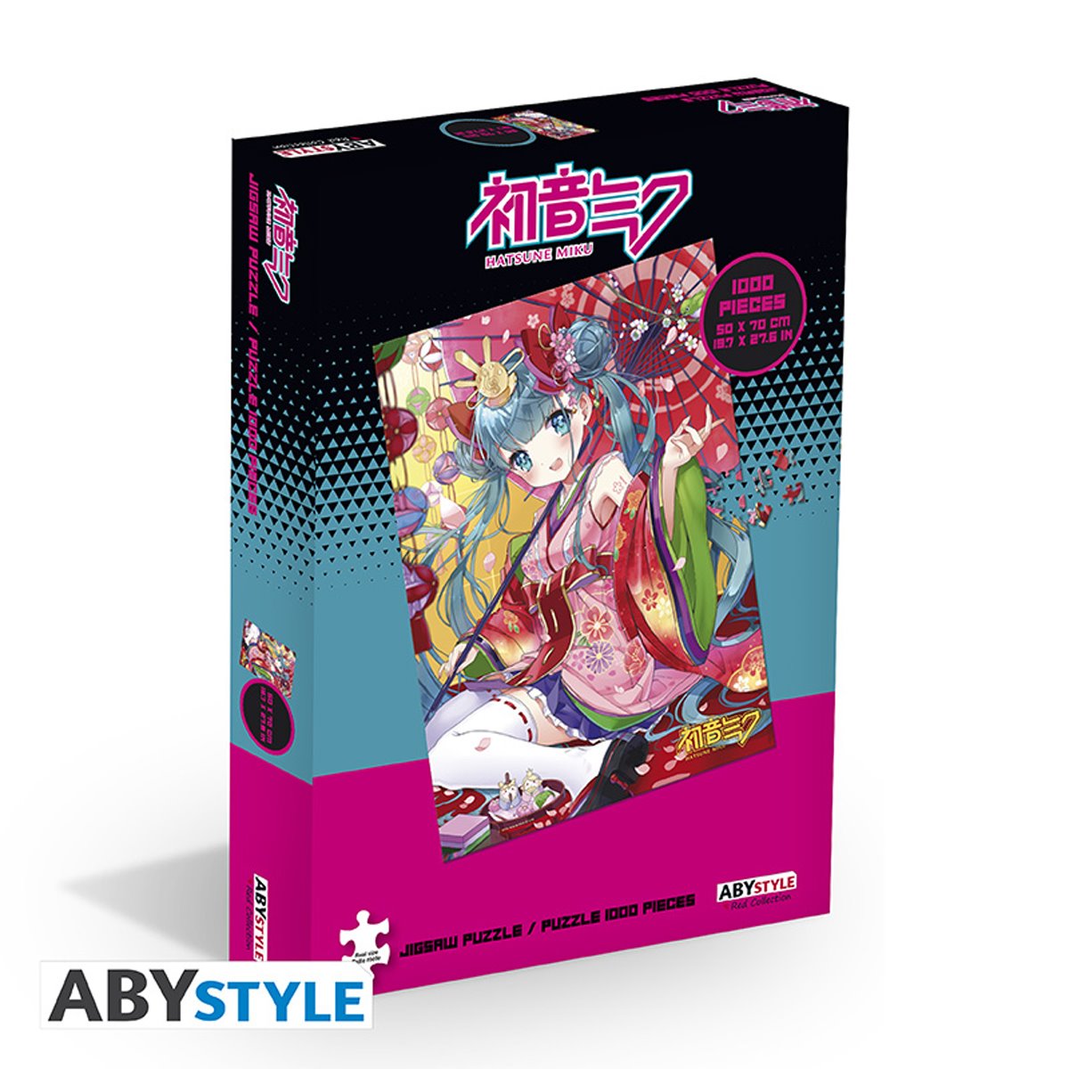 Hatsune Miku Sakura Kimono Jigsaw 1000-Piece Puzzle