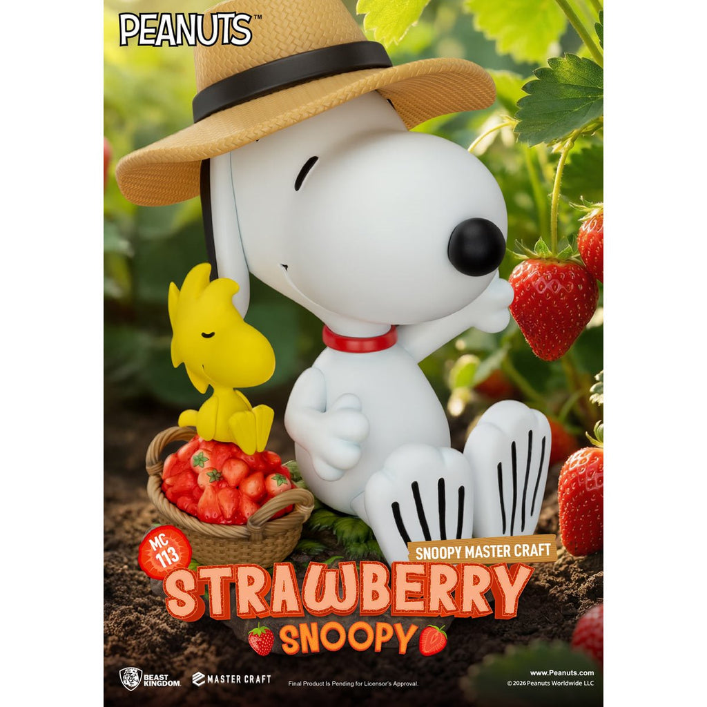 Peanuts Snoopy Strawberry Snoopy MC-113 Master Craft Statue