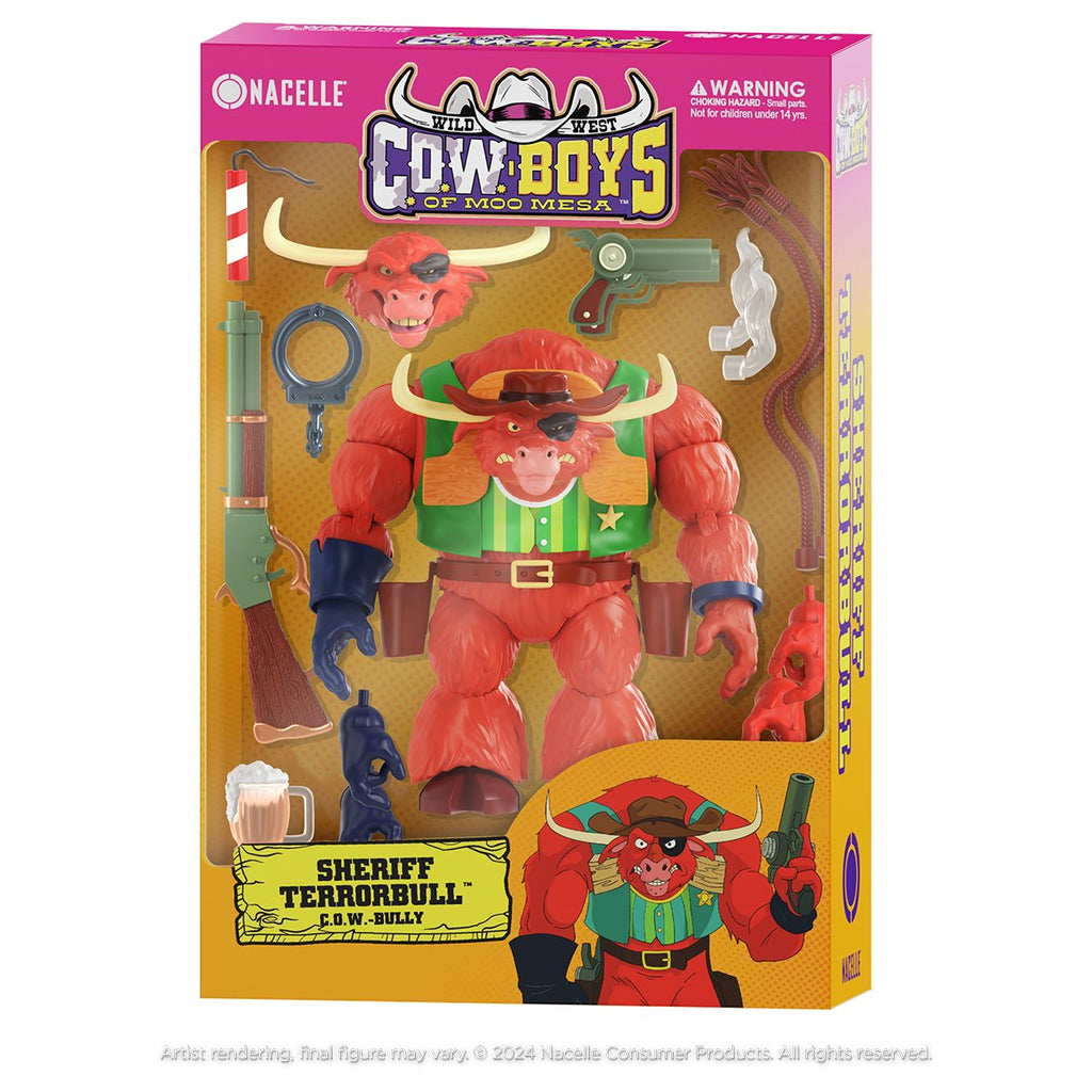 Wild West C.O.W.-Boys of Moo Mesa Sheriff Terrorbull 7-Inch Scale Action Figure