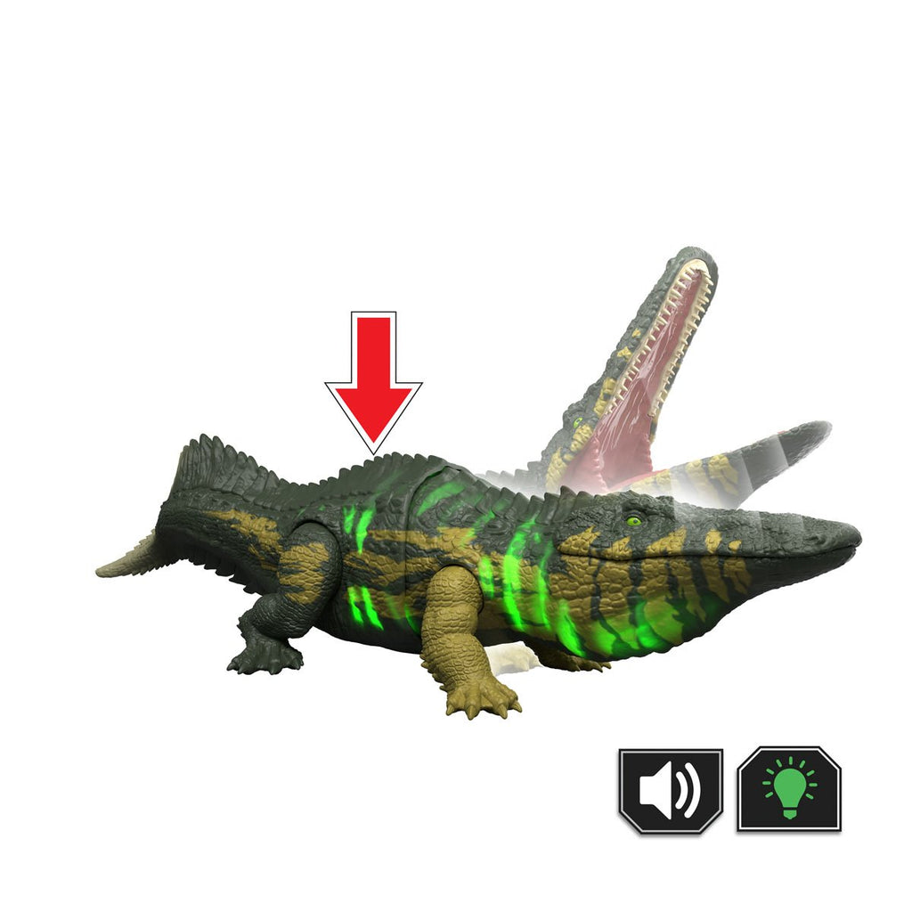 Jurassic World Wild Roar Stomatosuchus Action Figure