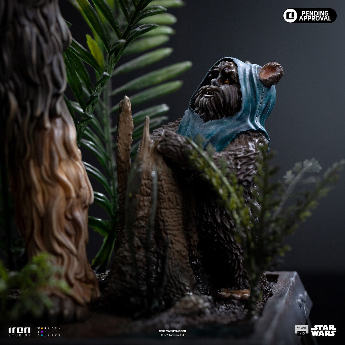 Star Wars: Return of the Jedi Chewbacca and Tokkat 1:10 Art Scale Limited Edition Statue