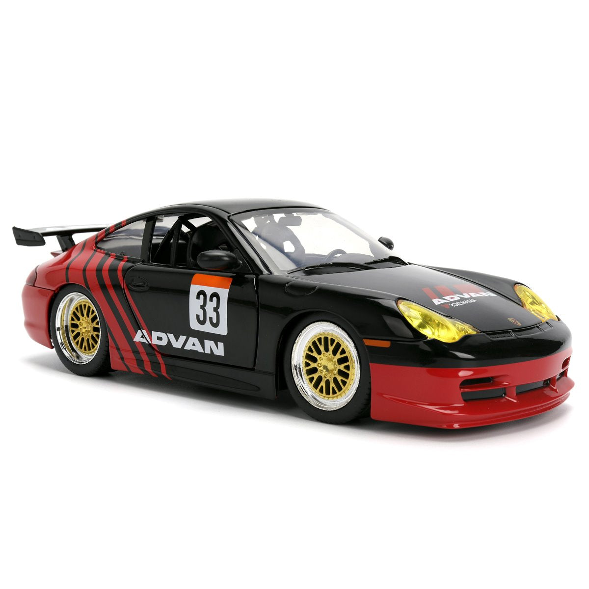 Hyper-Spec Porsche 911 GT3 RS 996 1:24 Scale Die-Cast Metal Vehicle