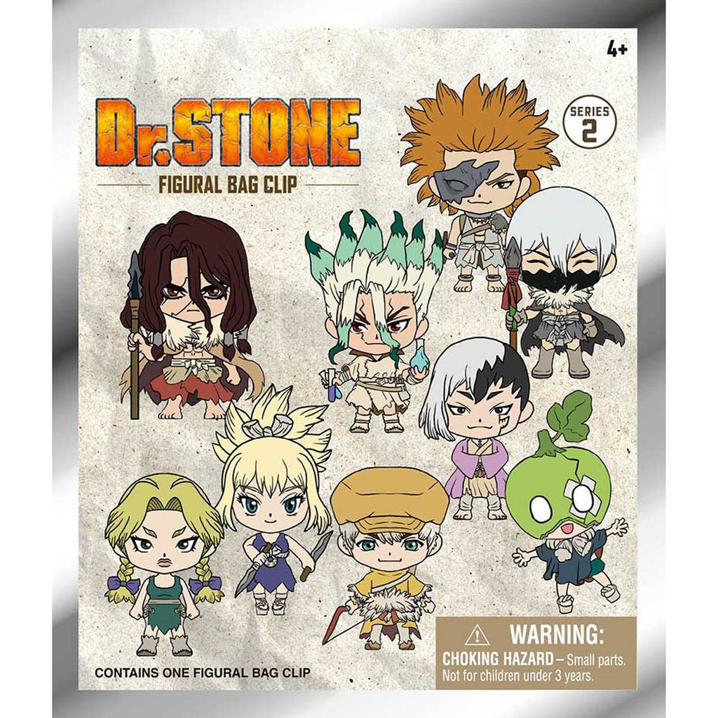 Dr. Stone Series 2 3D Foam Bag Clip Display Case of 24
