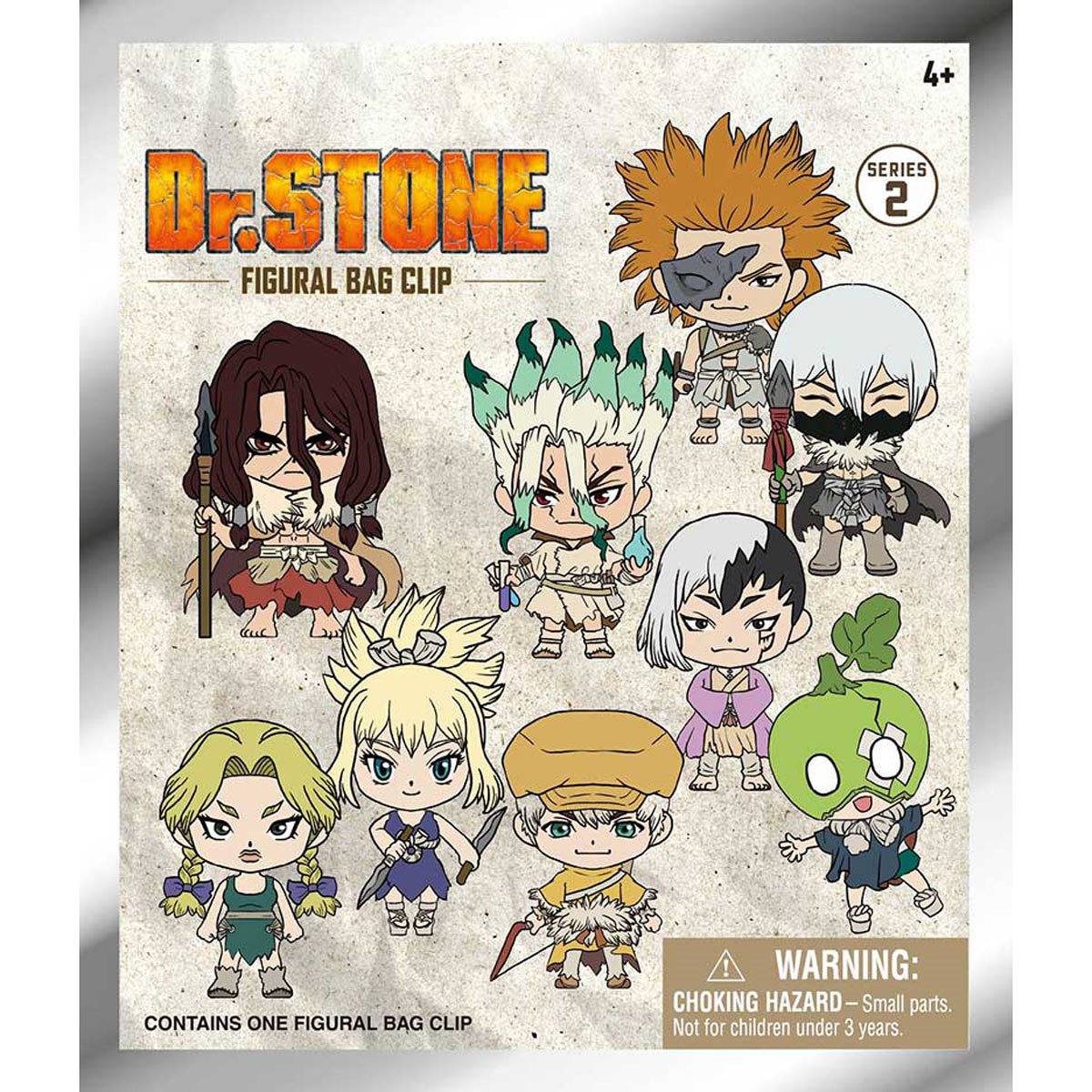 Dr. Stone Series 2 3D Foam Bag Clip Display Case of 24