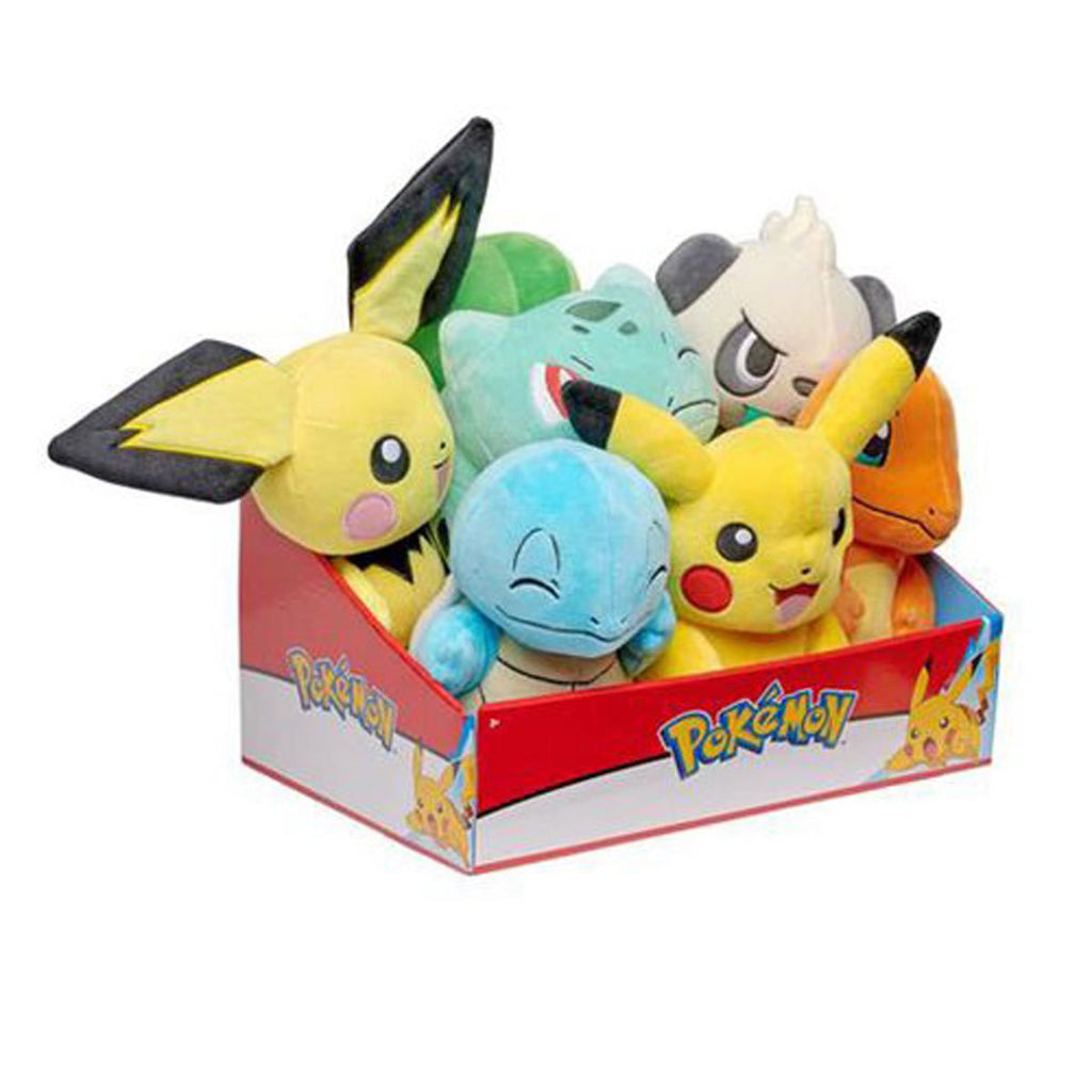 Pokemon 8-Inch Random Plush Case of 6