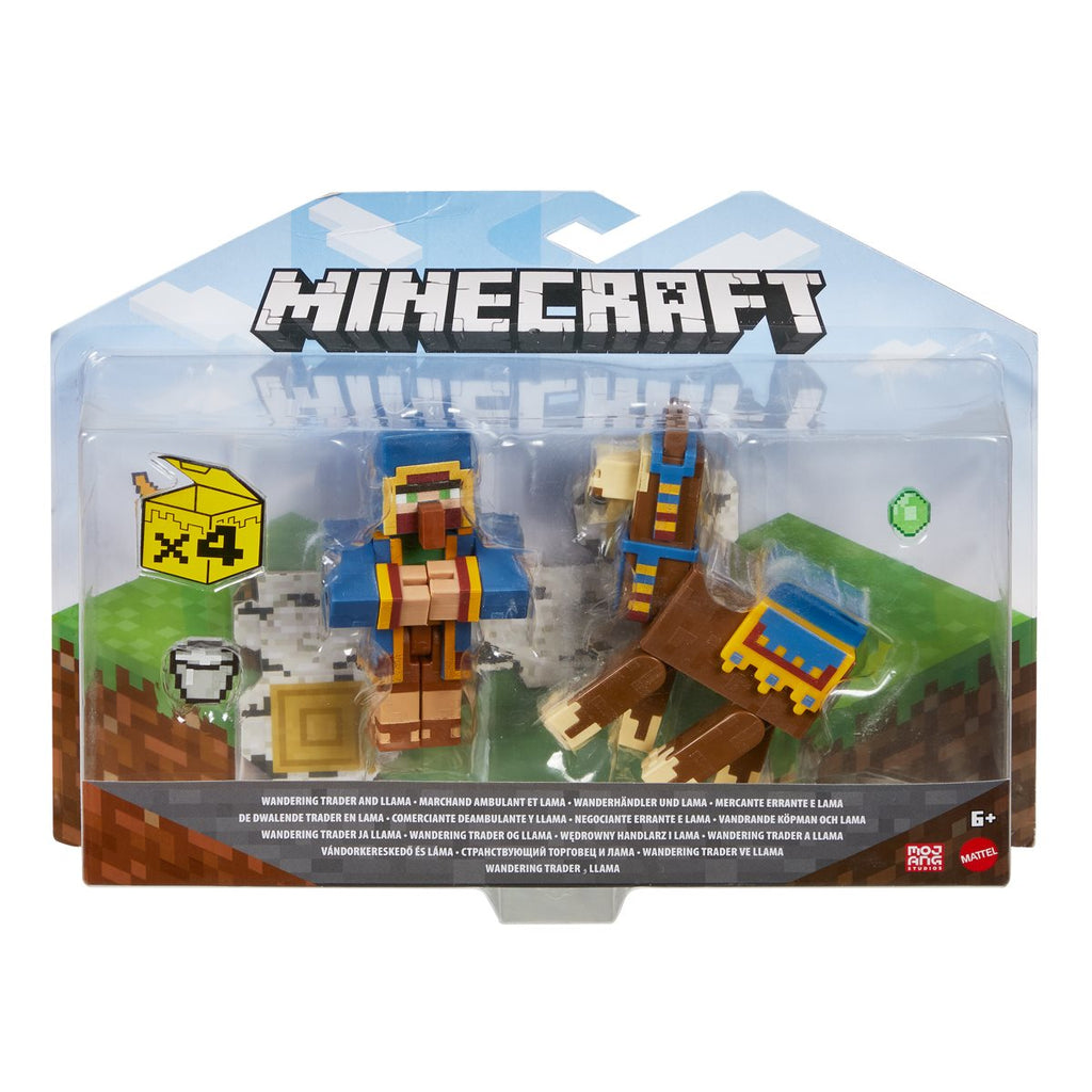 Minecraft Craft-A-Block Action Figure 2-Pack Case of 4