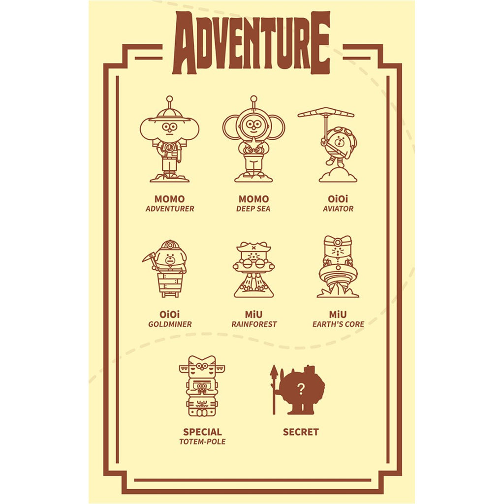 Momo Planet Adventure Series 1 Blind Box Vinyl Figure