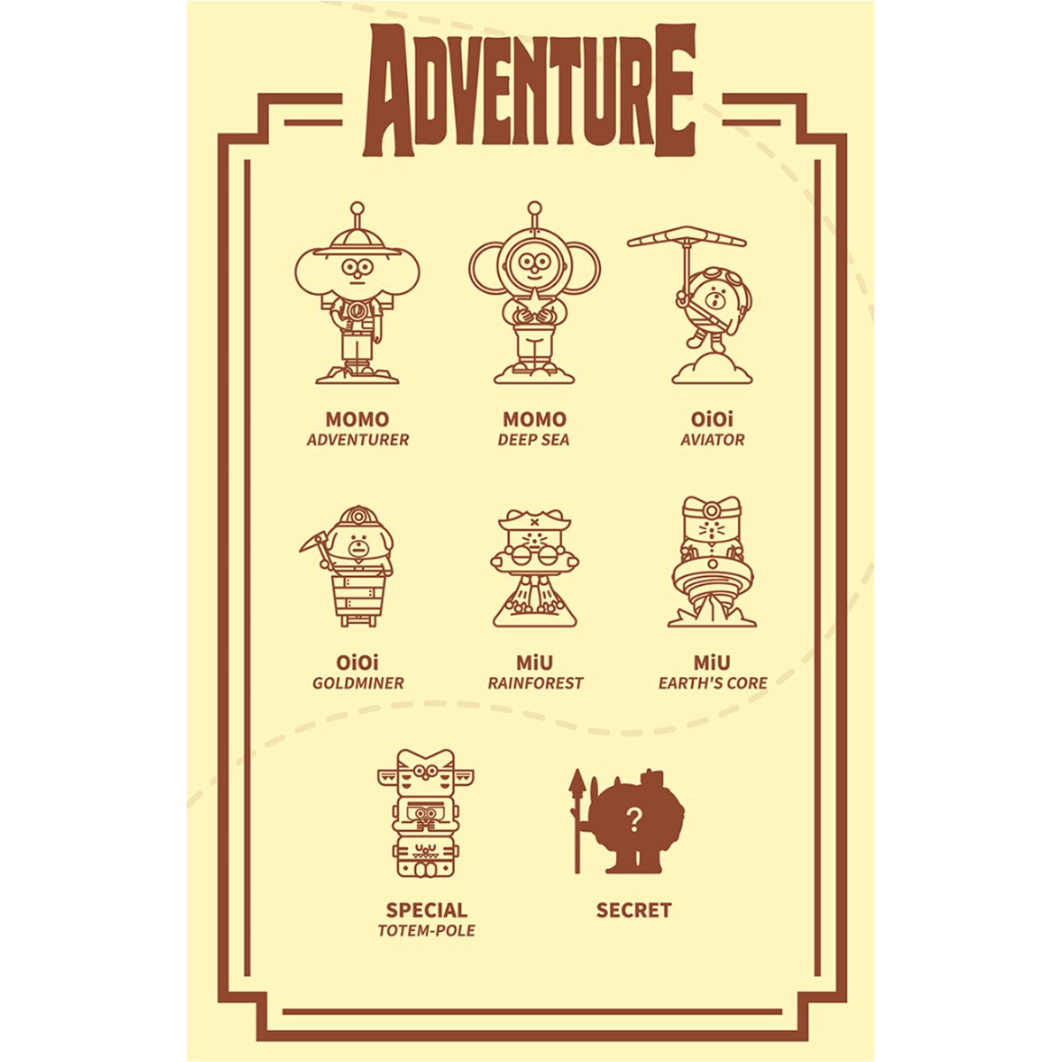 Momo Planet Adventure Series 1 Blind Box Vinyl Figure