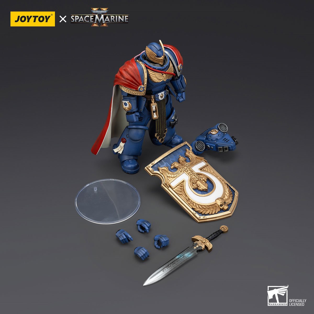 Joy Toy Warhammer Space Marine Ultramarines Victrix Honour Guard Version 2 1:18 Scale Action Figure