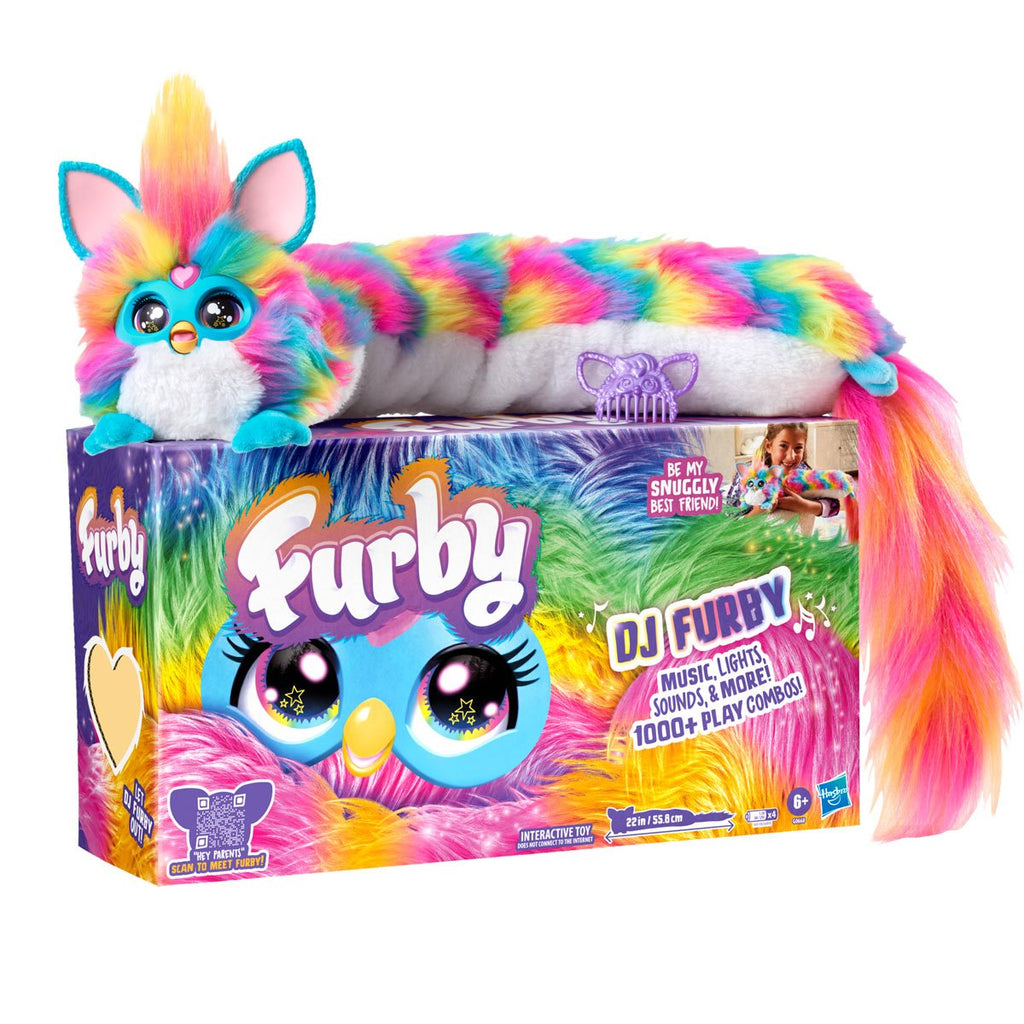 Furby DJ Furby Interactive Rainbow Electronic Plush Toy