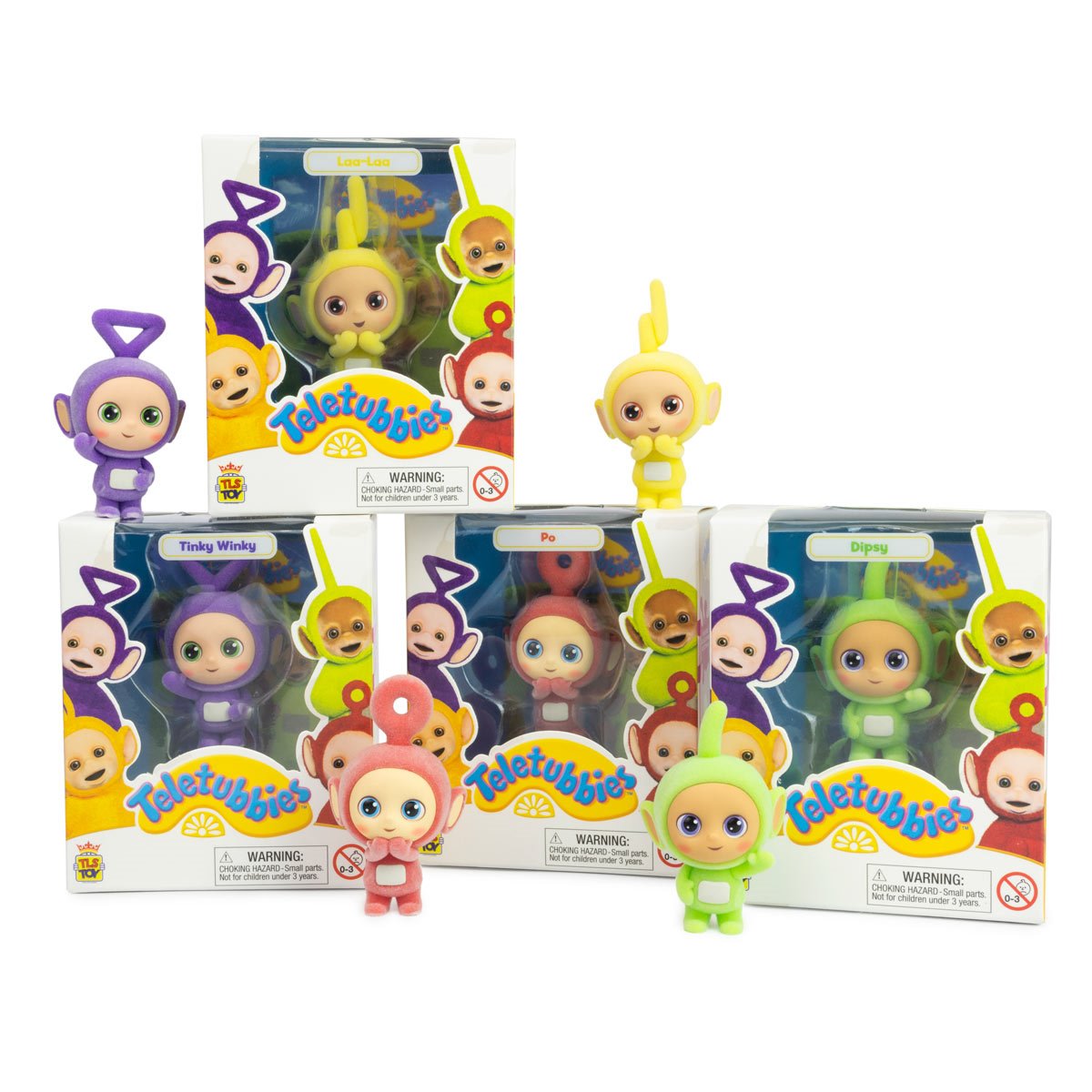 Teletubbies CheeBee 2 1/2-Inch Flocked Collectible Mini-Figure Case of 12