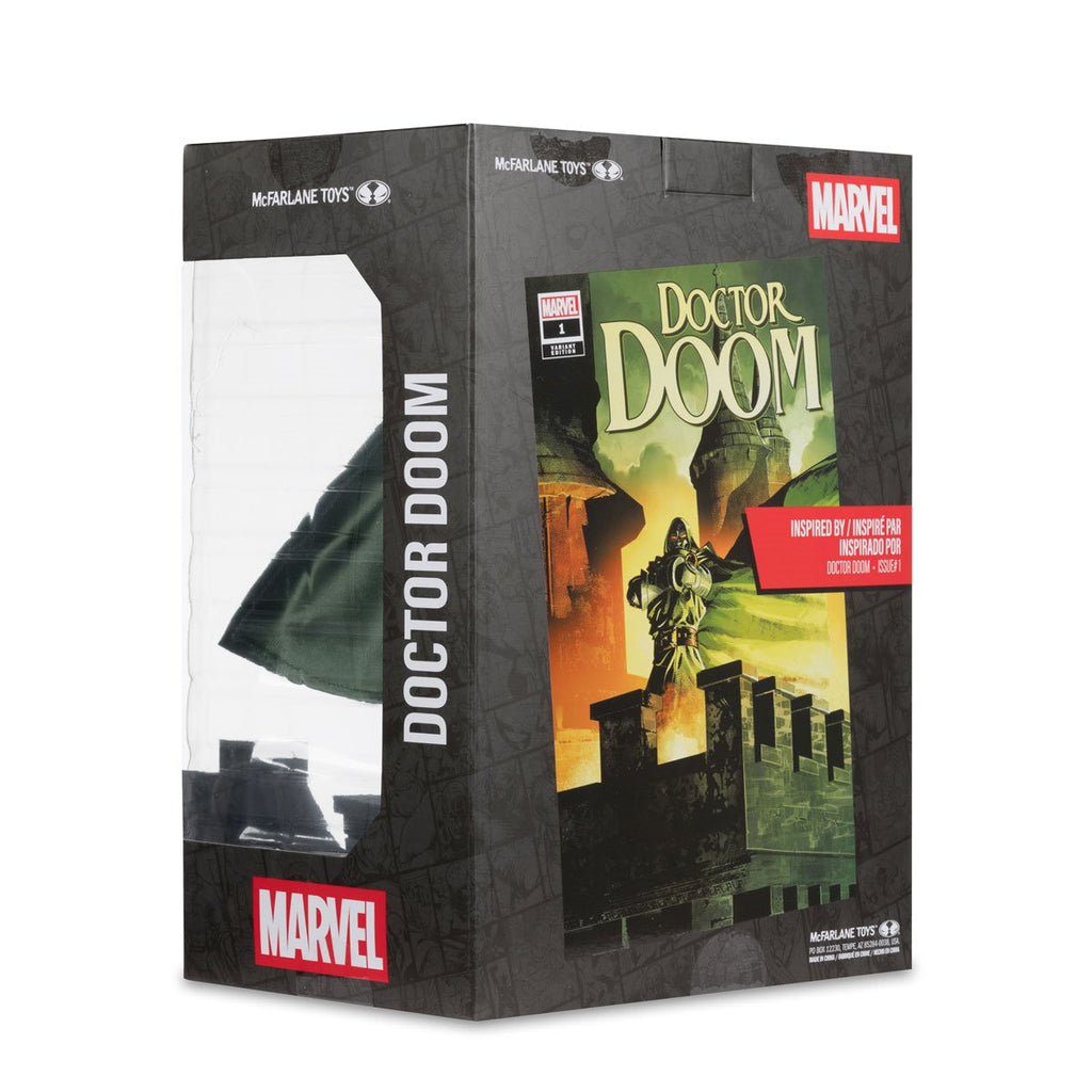 Marvel Wave 8 Doctor Doom #1 1:6 Scale Posed Figure with Scene and Comic