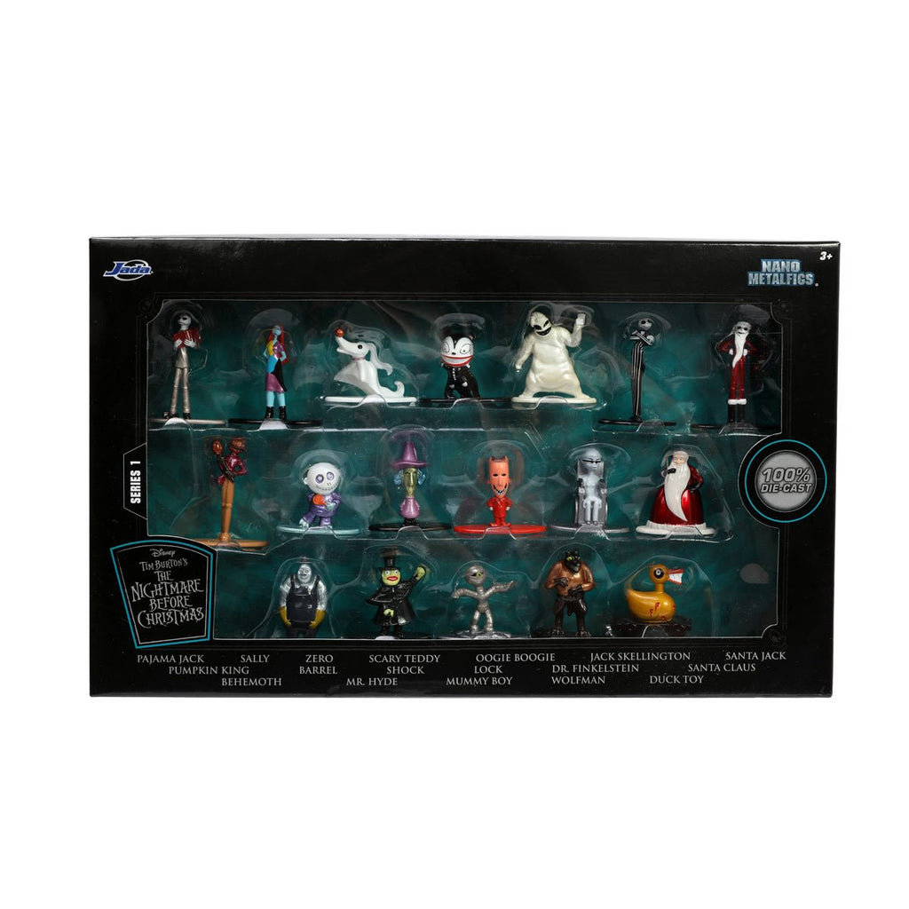 Nightmare Before Christmas Nano MetalFigs Mini-Figure 18-Pack