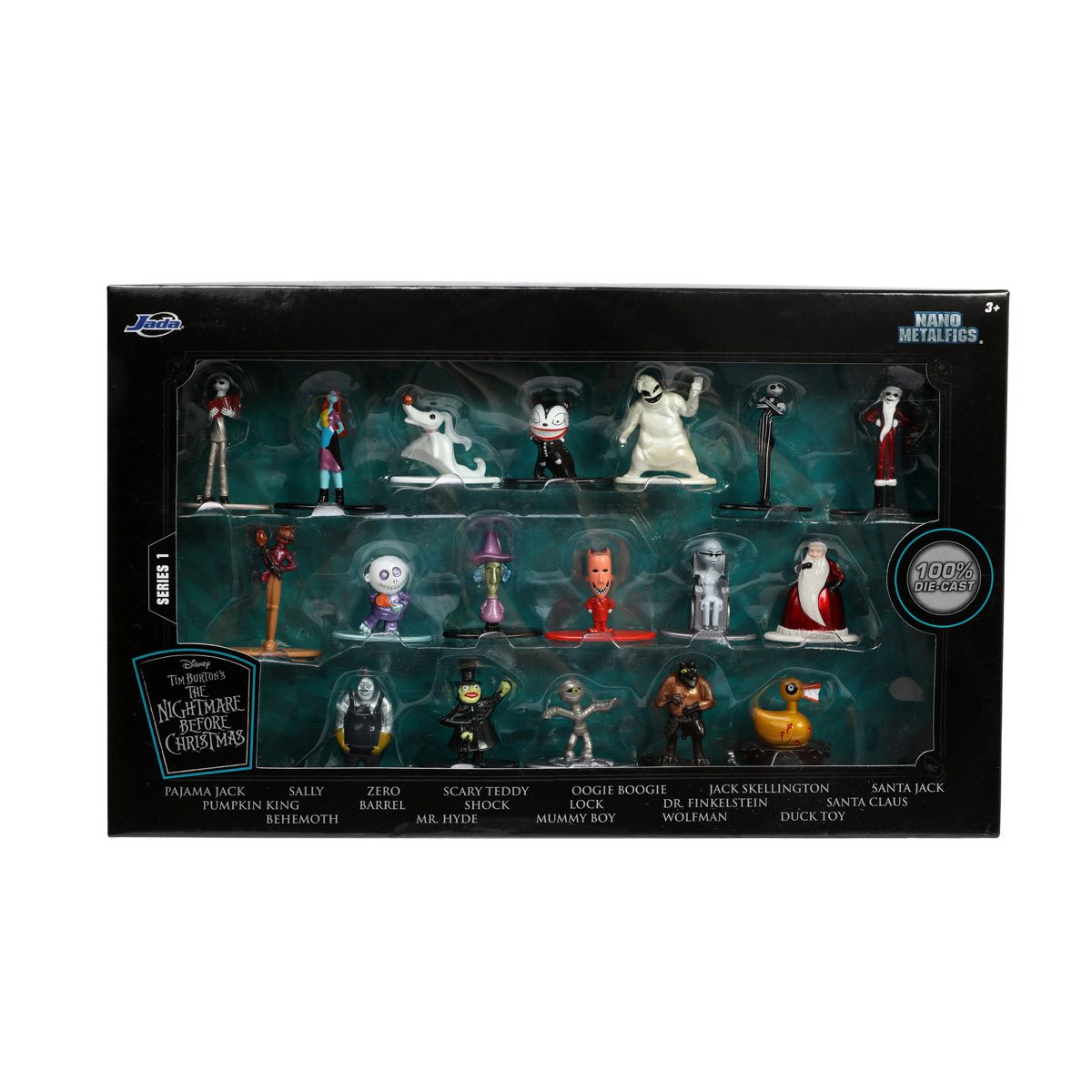 Nightmare Before Christmas Nano MetalFigs Mini-Figure 18-Pack