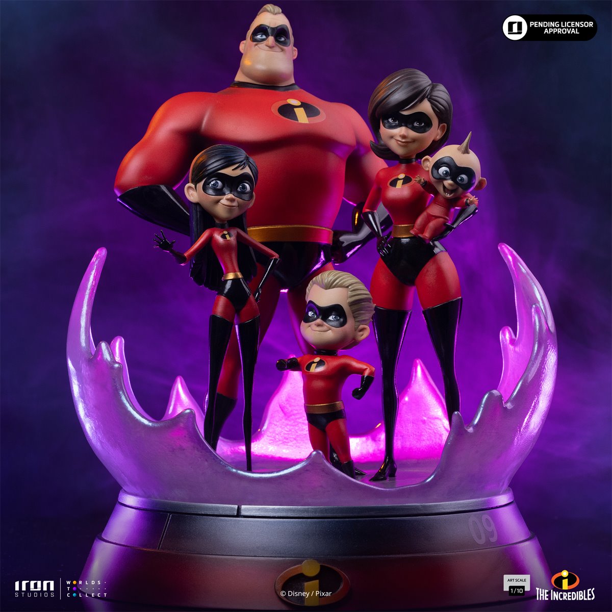 The Incredibles 1:10 Art Scale Diorama Limited Edition Statue