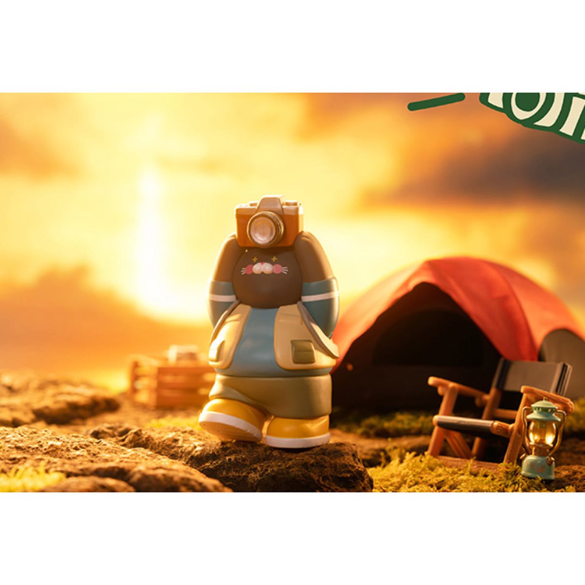 Uncle Cat Go Camping Series 1 Blind Box Vinyl Figure