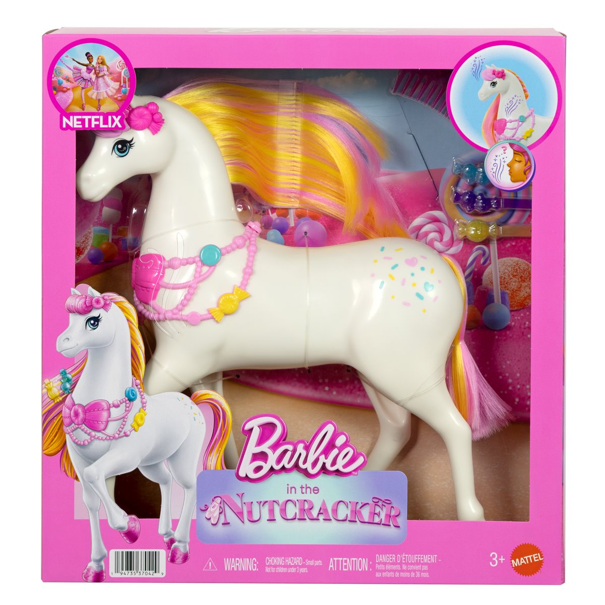 Barbie in the Nutcracker Sweets Horse and Accessories