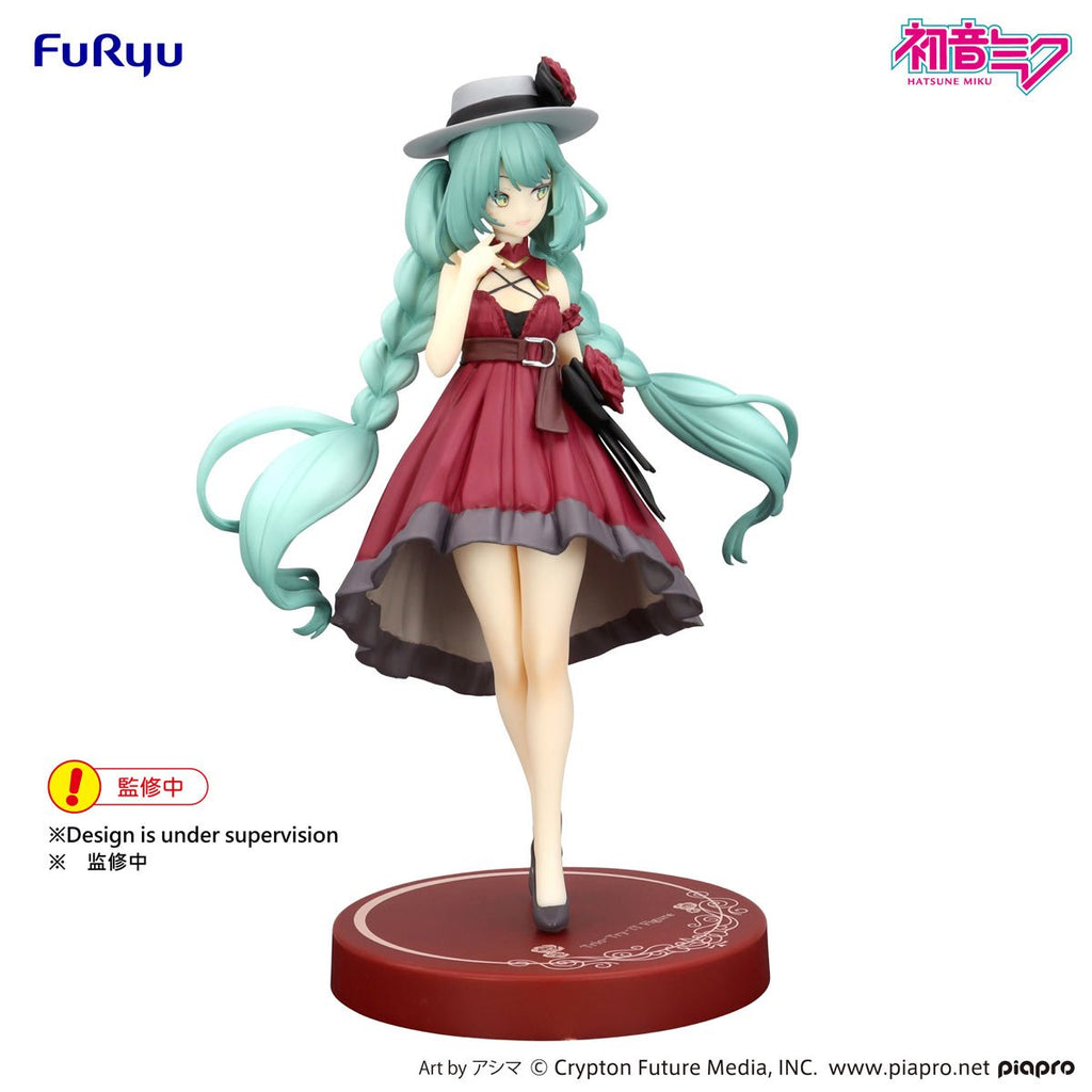 Vocaloid Hatsune Miku Outing Dress Red Color Version Trio-Try-iT Statue
