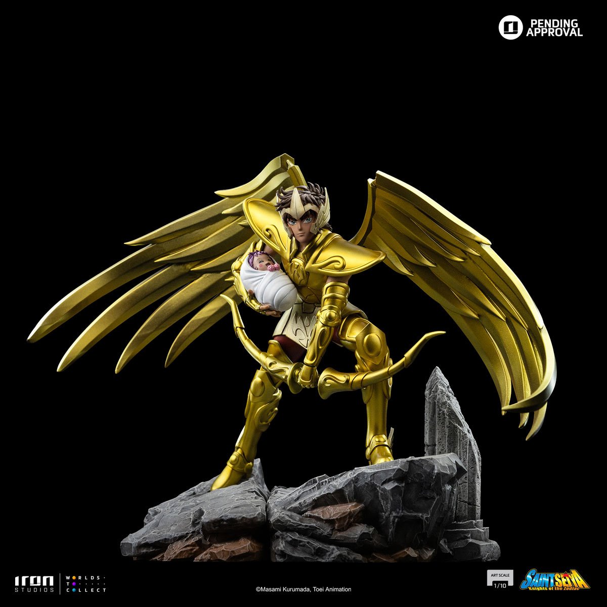 Saint Seiya Sagittarius Aiolos 1:10 Art Scale Limited Edition Statue