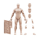 Epic H.A.C.K.S Blanks Champagne Beige Male 1:12 Scale Action Figure