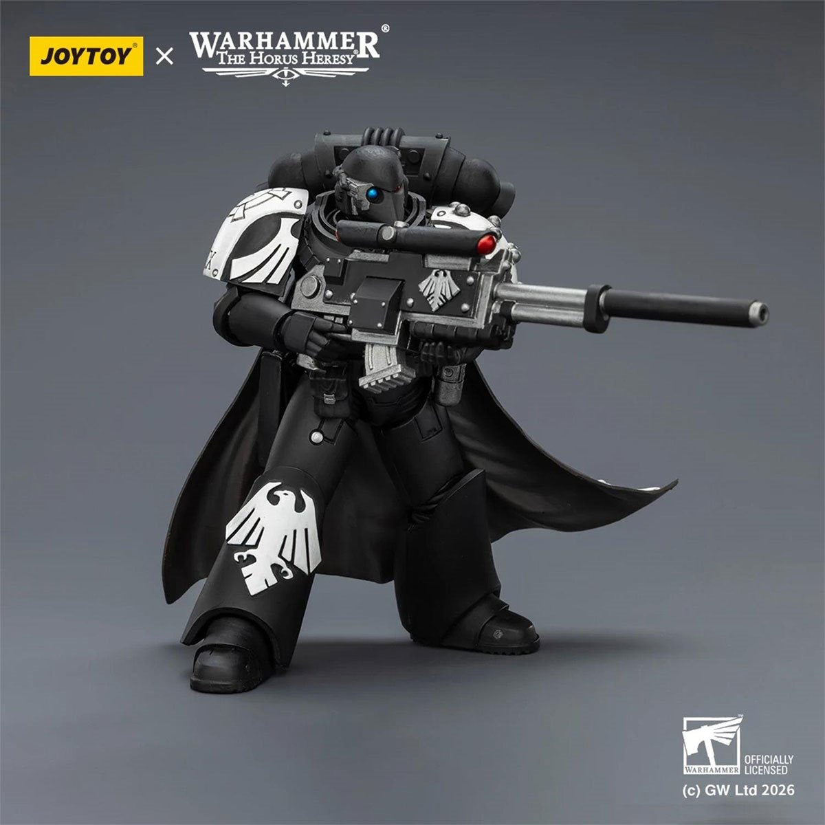 Joy Toy Warhammer The Horus Heresy Raven Guard Mor Deythan With Nemesis Bolt Rifle 1:18 Scale Action Figure