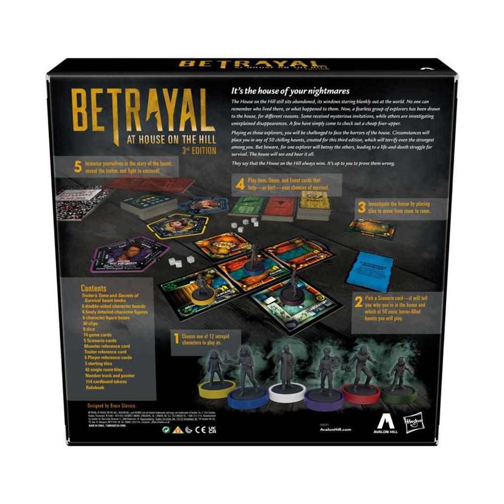 Betrayal at the House on the Hill 3rd Edition Cooperative Board Game