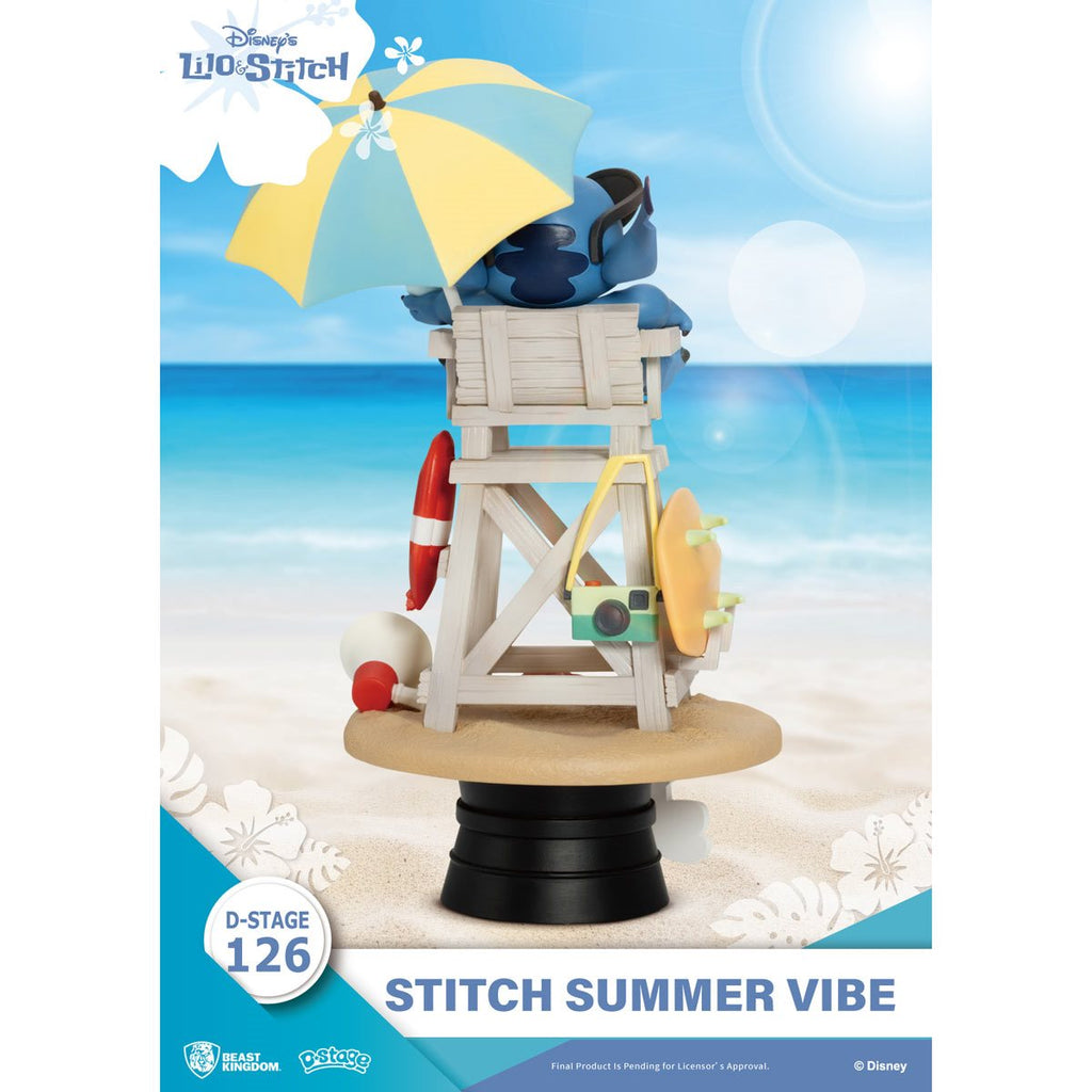 Lilo and Stitch Summer Vibes DS-126 D-Stage Statue