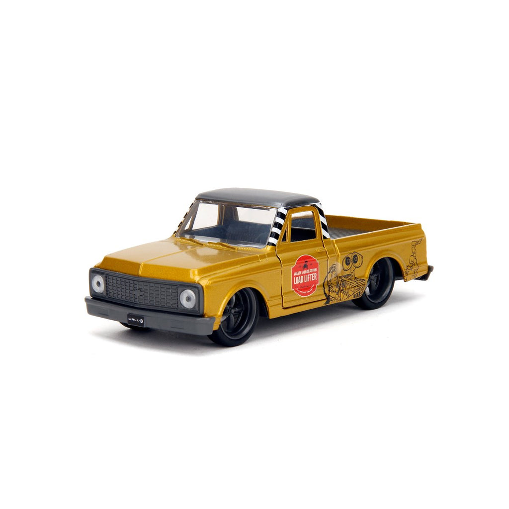 Hollywood Rides Wall-E 1972 Chevrolet Cheyenne 1:32 Scale Die-Cast Metal Vehicle