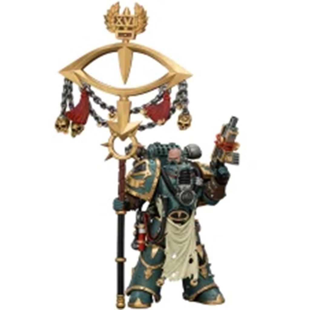 Joy Toy Warhammer Horus Heresy Sons of Horus Maloghurst the Twisted Legion Standard & Bolter 1:18 Scale Action Figure