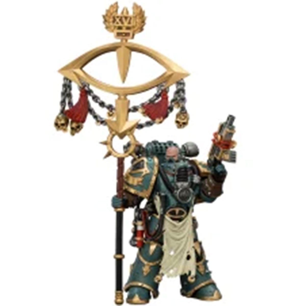 Joy Toy Warhammer Horus Heresy Sons of Horus Maloghurst the Twisted Legion Standard & Bolter 1:18 Scale Action Figure