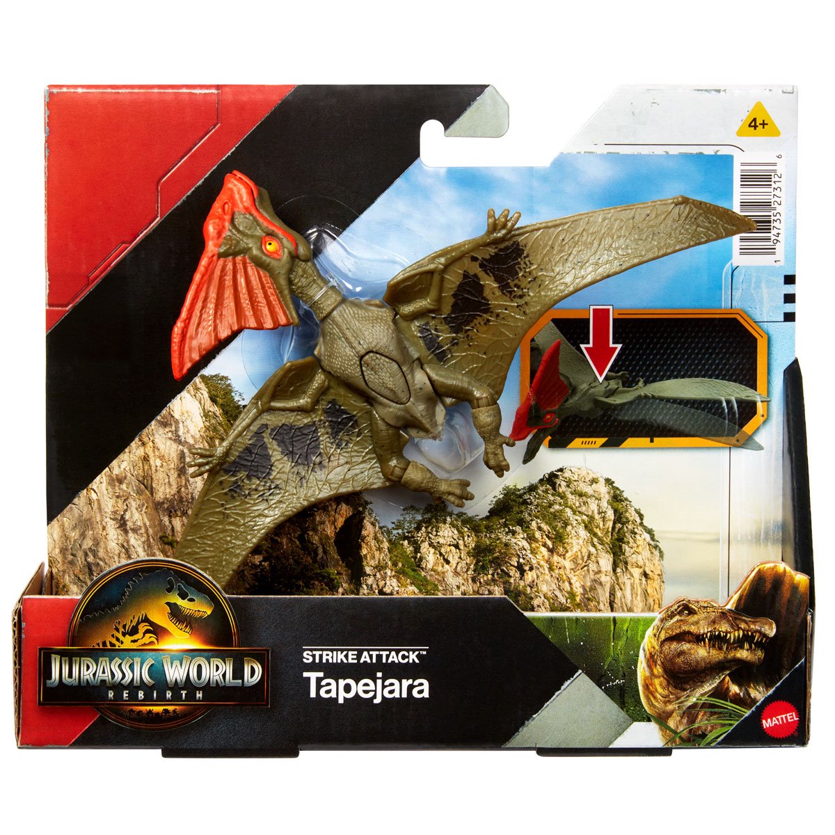 Jurassic World Strike Attack Action Figure Case of 6