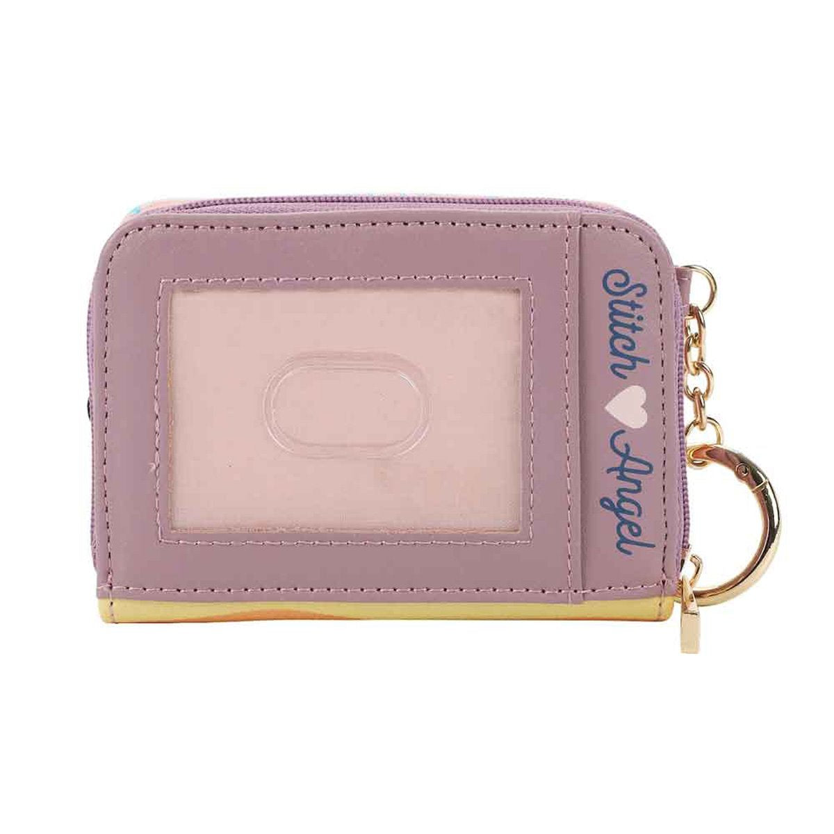 Lilo & Stitch Stitch and Angel Mini Zip Around Wallet