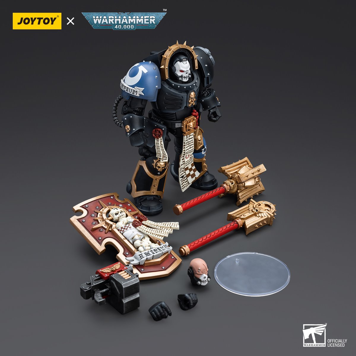 Joy Toy Warhammer 40,000 Ultramarines Chaplain Terminator 1:18 Scale Action Figure