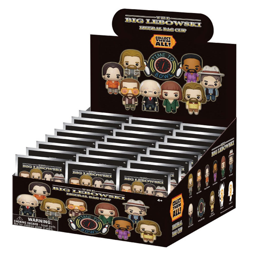 The Big Lebowski 3D Foam Bag Clip Display Case of 24